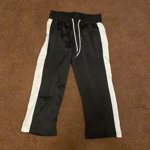 Fun black and white pants